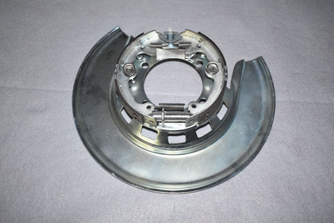 Corvette Rear Parking Brake Shoe Assembly Left Kit 65-75 / Product Number: RS257L