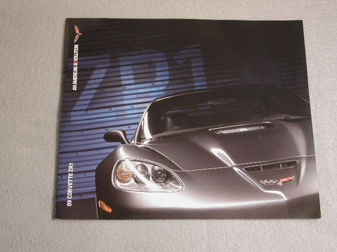 2009 GM-NOS Dealer Mini Brochure ZR1 Limited Quantity / Product Number: B142