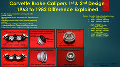 Corvette Brake Calipers 1st vs. 2nd Design