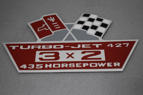 Corvette Turbo-Jet 427 3x2 435 HP Air Cleaner / Product Number: D136