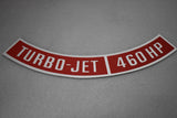 Corvette Turbo-Jet 460 HP Air Cleaner Decal / Product Number: D142