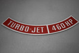 Corvette Turbo-Jet 460 HP Air Cleaner Decal / Product Number: D142