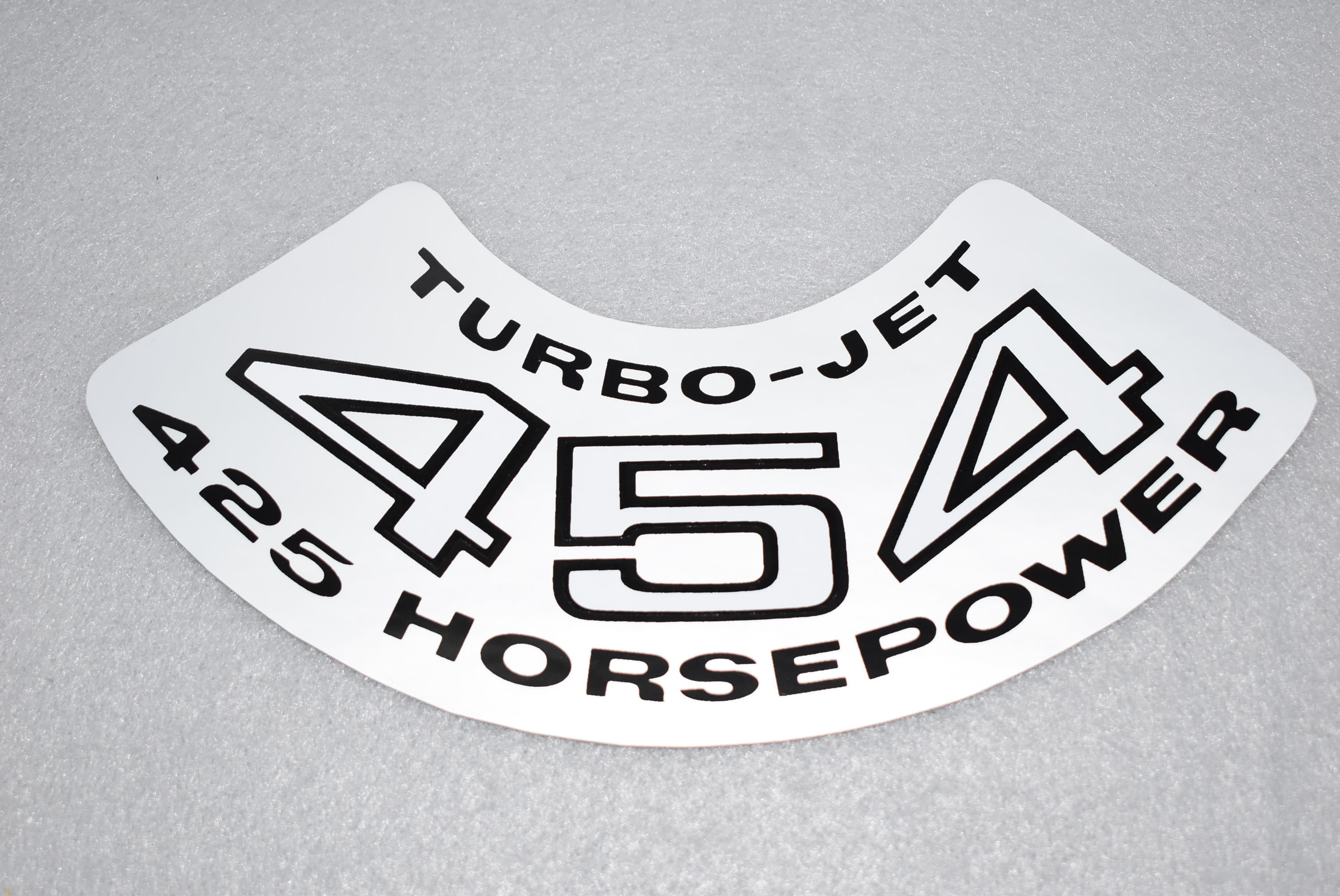 Corvette Turbo-Jet 454 / 425 HP Air Cleaner Decal / Product Number: D1