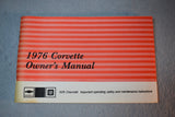 GM Corvette 1976 Owners Manual  / Product Number: DOM104