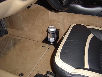 1997-2013  Corvette "Clear Option" Cup Holder Left Hand Side. For All C5 & C6  / Product Number: A102L