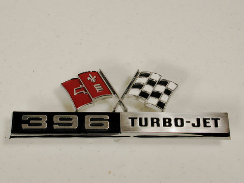 Front Fender Emblems GM-Restoration 396 Pair 65 / Product Number: EM134PR