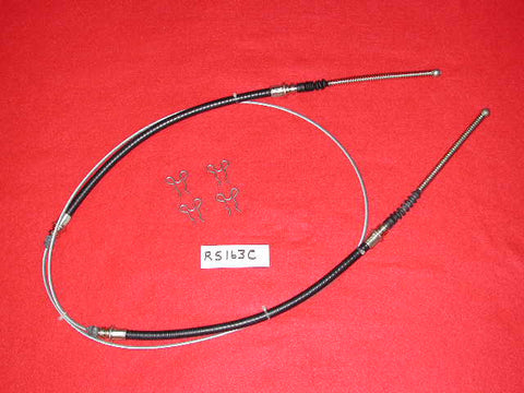 RR OEM Sty Brake Cable 65-82 W/Rubber Coating & 4 S.S. clips / Product Number: RS163C