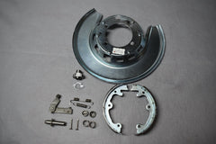 Corvette Rear Parking Brake Shoe Assembly Left Kit 65-75 / Product Number: RS257L