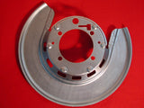 65-76 Original GM Reconditioned Rear Brake Shield W/Delco Stamp Left / Product Number: RS312UL