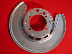 65-76 Original GM Reconditioned Rear Brake Shield W/Delco Stamp Left / Product Number: RS312UL