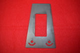 1963 - 1967 Corvette Radio Dash Cut Out Repair Template / Product Number: T130